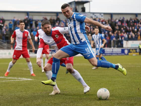 Coleraine striker Eoin Bradley has been banned for six games