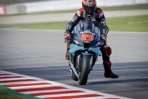 Petronas Yamaha rider Fabio Quartararo.