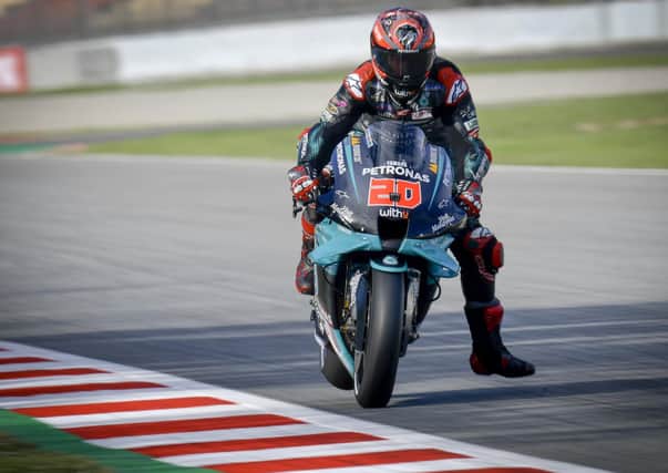 Petronas Yamaha rider Fabio Quartararo.