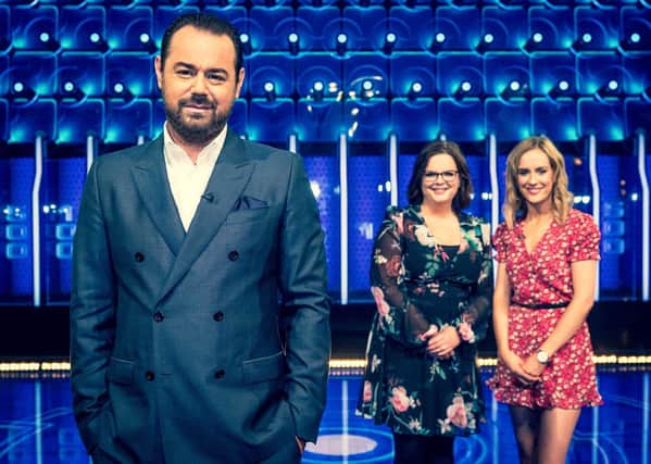 Danny Dyer with Nichola and Paula. (C) Remarkable Television - Photographer: Guy Levy