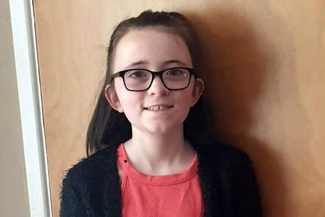 Brooke Reid, 12, who died in a house fire on the Ballykeel estate in Ballymena this week. Photo: Pacemaker.
