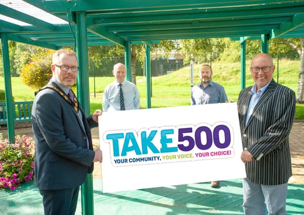 Launch of Tak£500 Campaign

Civic Centre, Craigavon, Co.Armagh
17 September 2020
CREDIT: LiamMcArdle.com