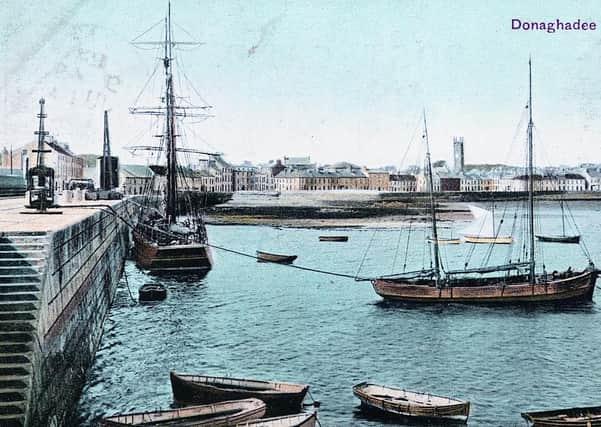 On Sunday, September 29 1872 was fixed for the opening of the new organ in the parish church in Donaghadee reported the News Letter on this day in 1872 after the paper had received correspondence from the Co Down town. You can just make the church out in this old postcard of Donaghadee. Picture: News Letter archives