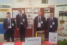 Pictured are 2020 ABP Angus Youth Challenge semi-finalists from left to right, Daniel Patton, Luke Stewart, Matthew Patton and David Patton representing Dalriada School