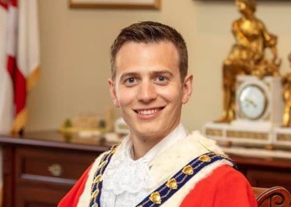 Mayor of Mid and East Antrim, Councillor Peter Johnston