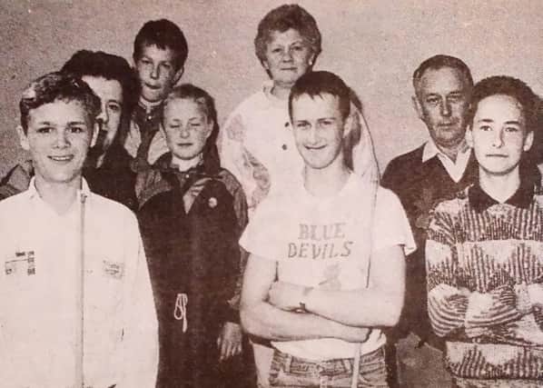 Members of Ballykeel Youth Club Pool Team and Ballykeel Residents’ Association Community Team at their Civic Week pool competition.
1989