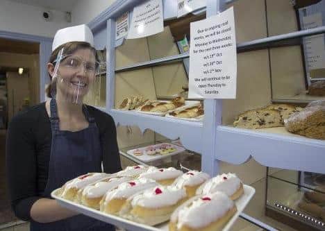 Rachel Smith from Irons Bakery is reminding everyone that Harryville businesses remain open.