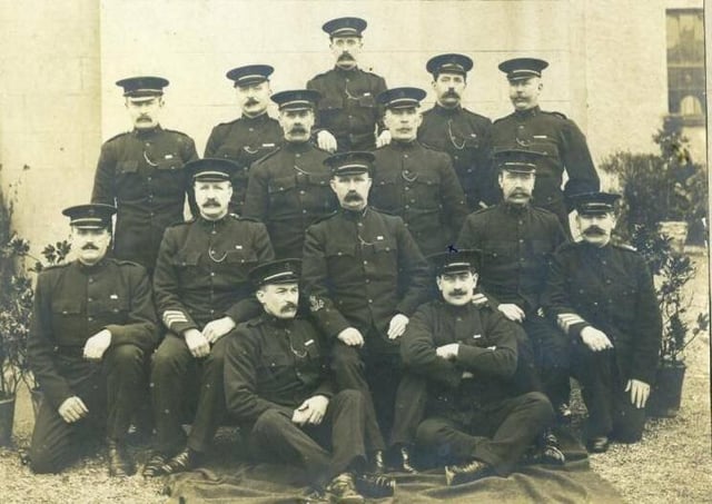 A group of RIC men pictured circa 1914. Picture: News Letter archives