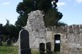The old church ruins at Aghalurcher monastic site which is located on the shores of Lough Erne in Co Fermanagh. Picture: Darryl Armitage