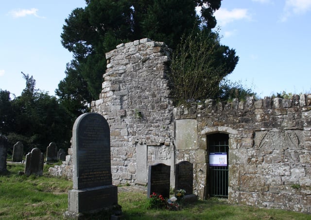 The old church ruins at Aghalurcher monastic site which is located on the shores of Lough Erne in Co Fermanagh. Picture: Darryl Armitage