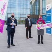 From left: Kevin Savage, Lord Mayor; Paul Coleman, General Manager, Jordan Willis, participant, Samantha McCartney, Head of Catering; Nigel Hampton, Director