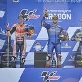 Alex Rins won the Michelin Grand Prix from Alex Marquez and Joan Mir.