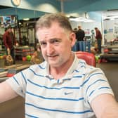 George Haslett, who passed his driving test after having to relearn to drive, as well as how to speak, walk and eat again following a farming accident.