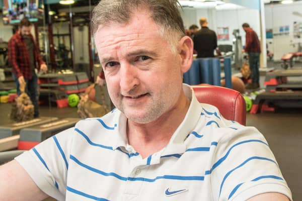 George Haslett, who passed his driving test after having to relearn to drive, as well as how to speak, walk and eat again following a farming accident.