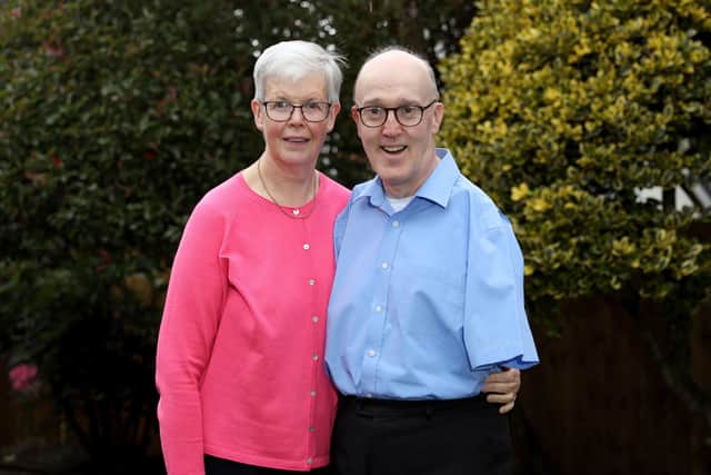 Brian, now 59, married his wife May when he was 38. 
Photo Pacemaker Press
