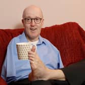 Brian Gault at his home in Broughshane. 
Photo Pacemaker Press