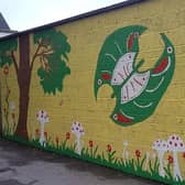The new mural in the Abbeyville area.