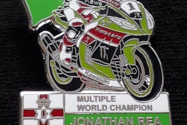 Over £3,000 has been raised through the sale of the Jonathan Rea badges.