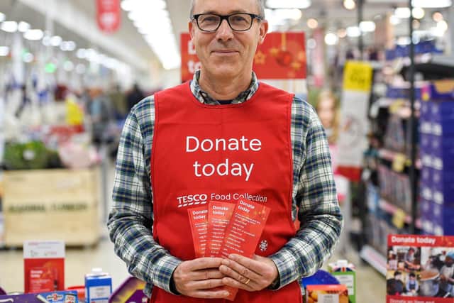 charities FareShare and the Trussel Trust are appealing for volunteers to help collect food in Tesco during the annual pre-Christmas Tesco Food Collection.
pic ©ParsonsMedia.net