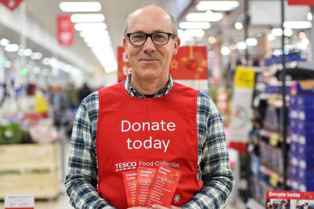 charities FareShare and the Trussel Trust are appealing for volunteers to help collect food in Tesco during the annual pre-Christmas Tesco Food Collection.
pic ©ParsonsMedia.net