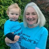 Rose Daly and little Barra.