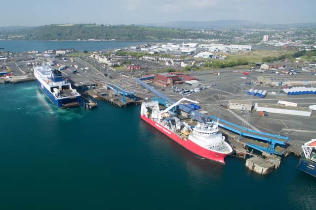 Larne Harbour.