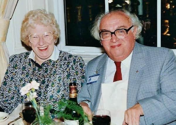 Bertie and Mona Martin pictured at one of the many important Rotary Club events they attended over the years.