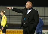 Ballymena United manager David Jeffrey. Pic by Pacemaker.