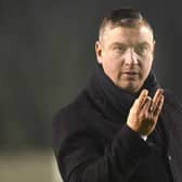 Portadown manager Matthew Tipton.