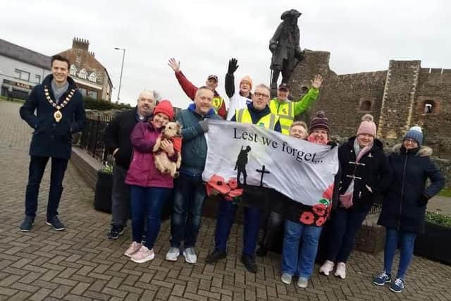 The fourth annual walk in memory of Alan Hamilton raised funds for the Carrick branch of the Royal British Legion.