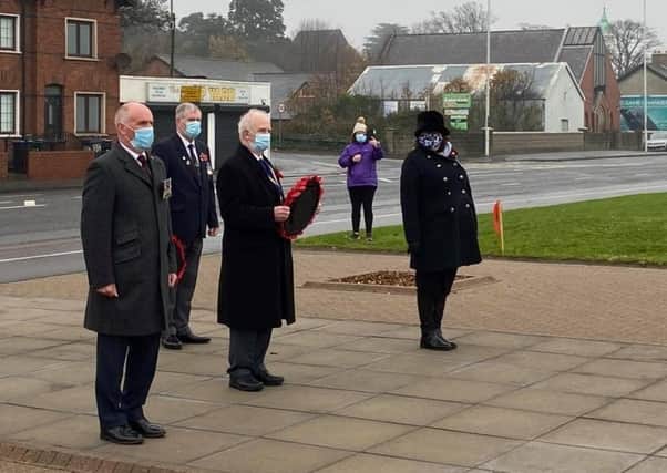 Memorial services were held at Whiteabbey War Memorial on November 8.