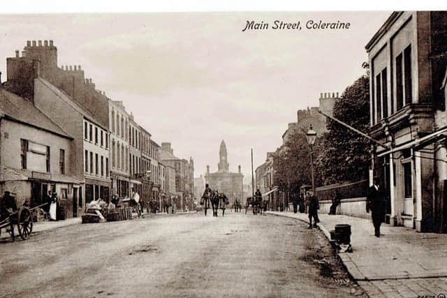 Church Street showing the Agricultural Arms on the left of the photo