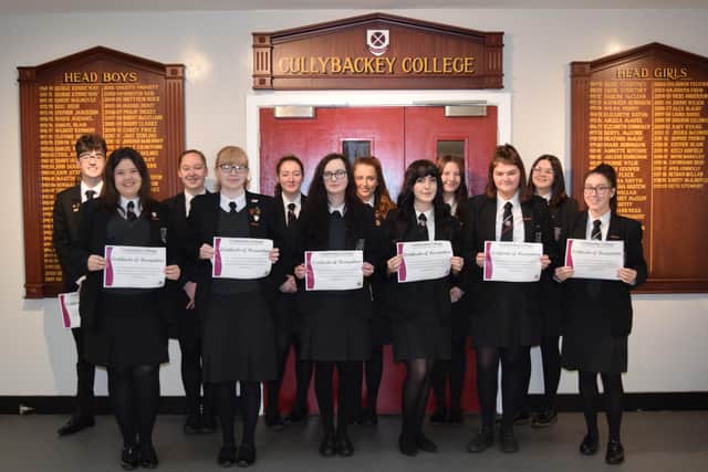As part of thei school's ongoing drive to improve Mental Health among their young people, Cullybackey College's Student Council have appointed Mental Health and Well-Being Ambassadors