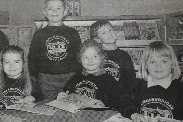 Pupils form Lisnamurrican Primary School pictured during their recent Book Fair.
2000