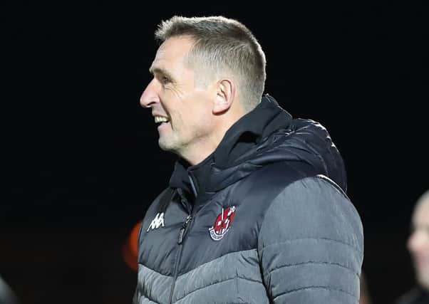 Crusaders manager Stephen Baxter. Pic by Pacemaker.