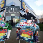 Pictured launching the campaign is Joanne McMaster, Supporter Fundraising Manager at NSPCC Northern Ireland and Gordon Cruikshanks, Head of Sales Operations at Lidl Northern Ireland.