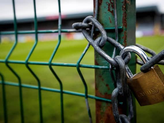 LOCKED OUT . . . NIFL Irish Championship clubs have been frustrated by the delay in the 2020/21 season due to its classification as non elite.