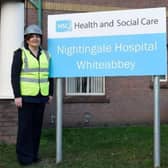 The Health Minister was accompanied on the visit by Chief Nursing Officer Professor Charlotte McArdle.