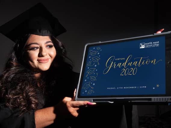 Vanessa Canning, who is now a part-time lecturer at NWRC, will be among almost 700 graduates who will receive their Higher Education and Access qualifications at the college’s Virtual Graduation on November 27.