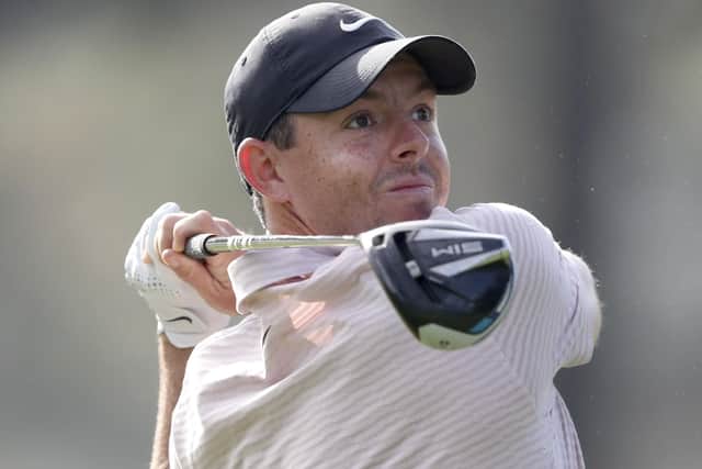 Northern Ireland’s Rory McIlroy on the final day of the Masters. Pic by AP.