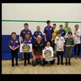 Carrickfergus Junior Darts Academy pictured in March.