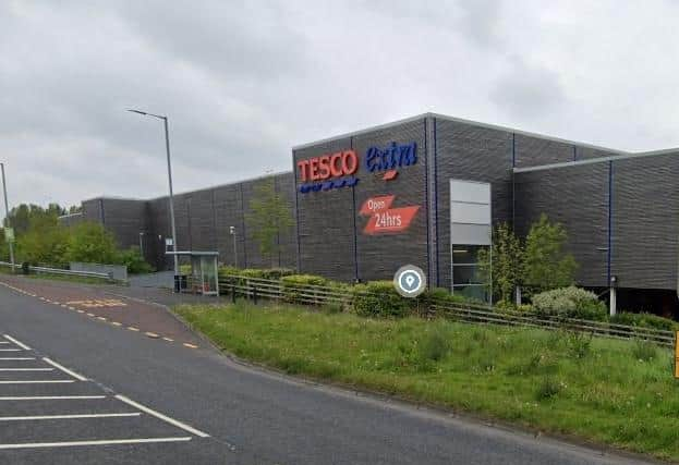 Tesco, Craigavon. Photo courtesy of Google.