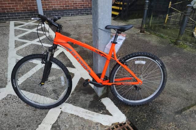 Police are appealing to locate the owner of this bike.