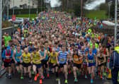 Runners taking part in a previous and pre-pandemic Antrim Coast Half Marathon.