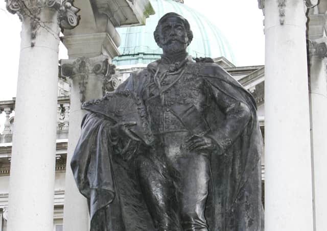 The statue of Lord Dufferin at Belfast City Hall. Lord Dufferin, the new viceroy of India, had arrived in Bombay this week in 1884 and had been received the principal military and civil authorities, reported the News Letter. Picture: Gavan Caldwell/News Letter archives