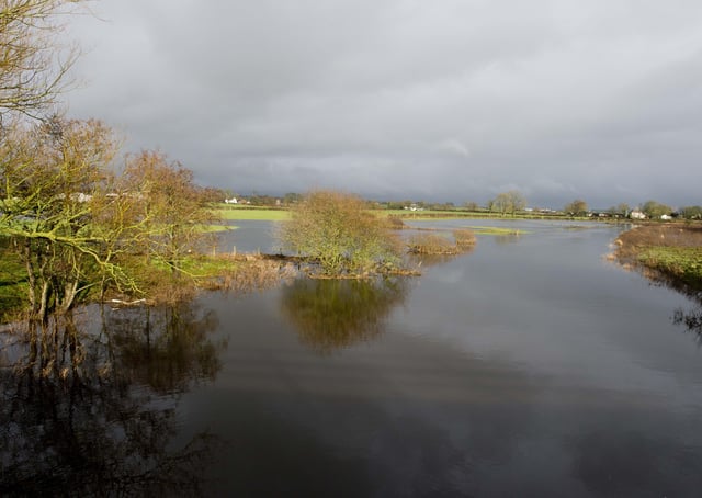 Fields flooded by the River Bann in 2016. Picture: Mark Marlow/Pacemaker Press
