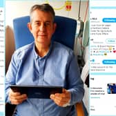 Edwin Poots in hospital