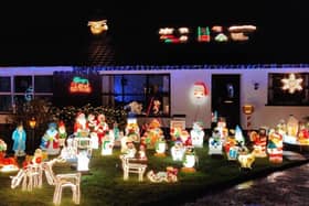 Mark Spence from Maghaberry lights up his house to raise funds for Air Ambulance NI