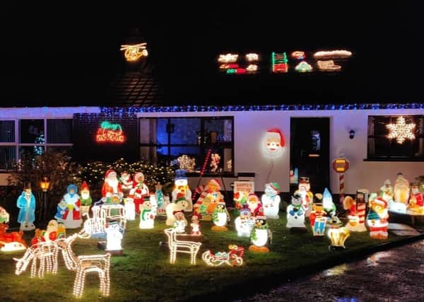 Mark Spence from Maghaberry lights up his house to raise funds for Air Ambulance NI