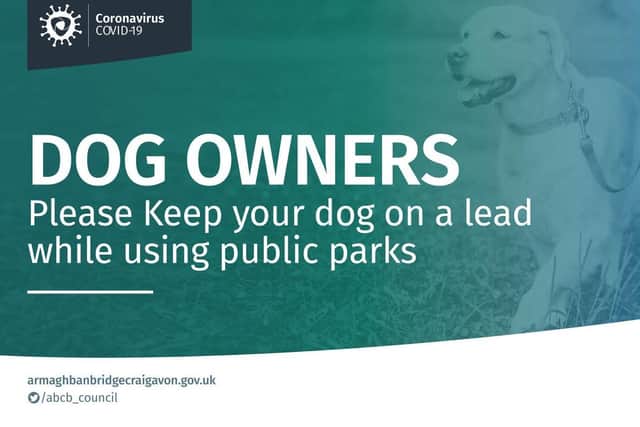 Owners urged to keep dogs on a lead.